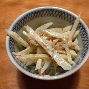 ヤーコンレシピ★鰹節のサラダ 